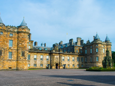 Holyrood Palace i Edinburgh.