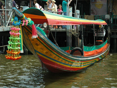 Flodtaxi på Chao Phraya floden - 40