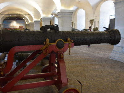 Kanoner på Krigsmuseet