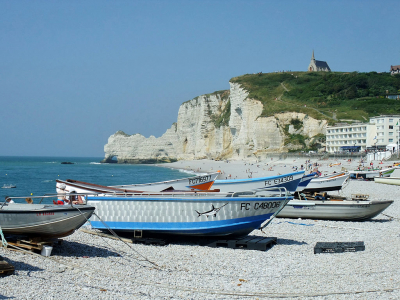 Porte d'Amont, Étretat i Normandiet