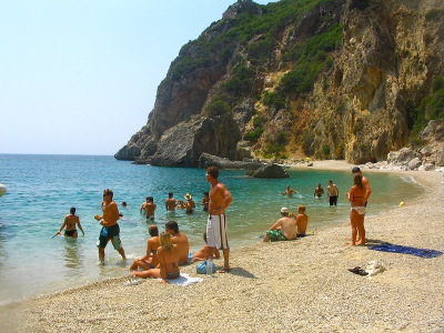 Strandliv i Agios Gordios - 928