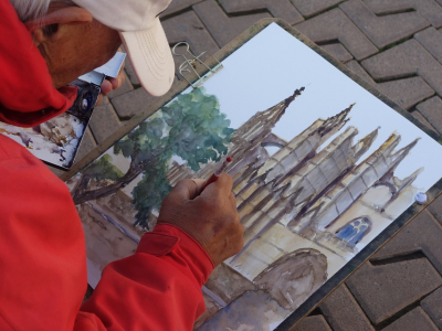 Gadekunstner i Palma de Mallorca - 979
